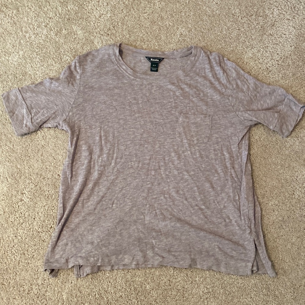 Roots purple t-shirt